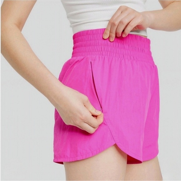 all in motion Pants - Women's all in motion Pink High-Rise Shorts